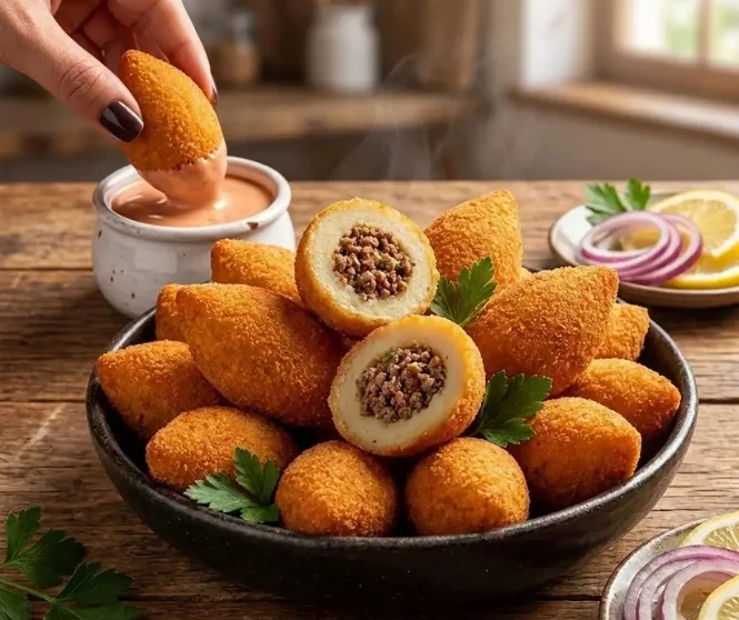 Bolinho de Carne Mabita Salgados